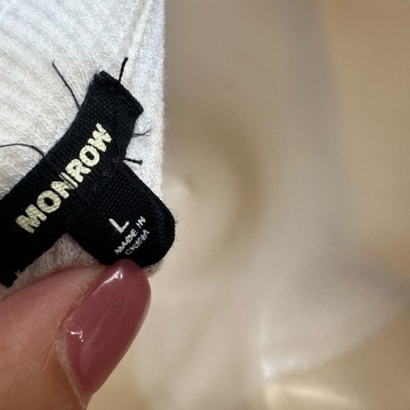 Monrow Baby Thermal Henley T-Shirt - Picture 6 of 11
